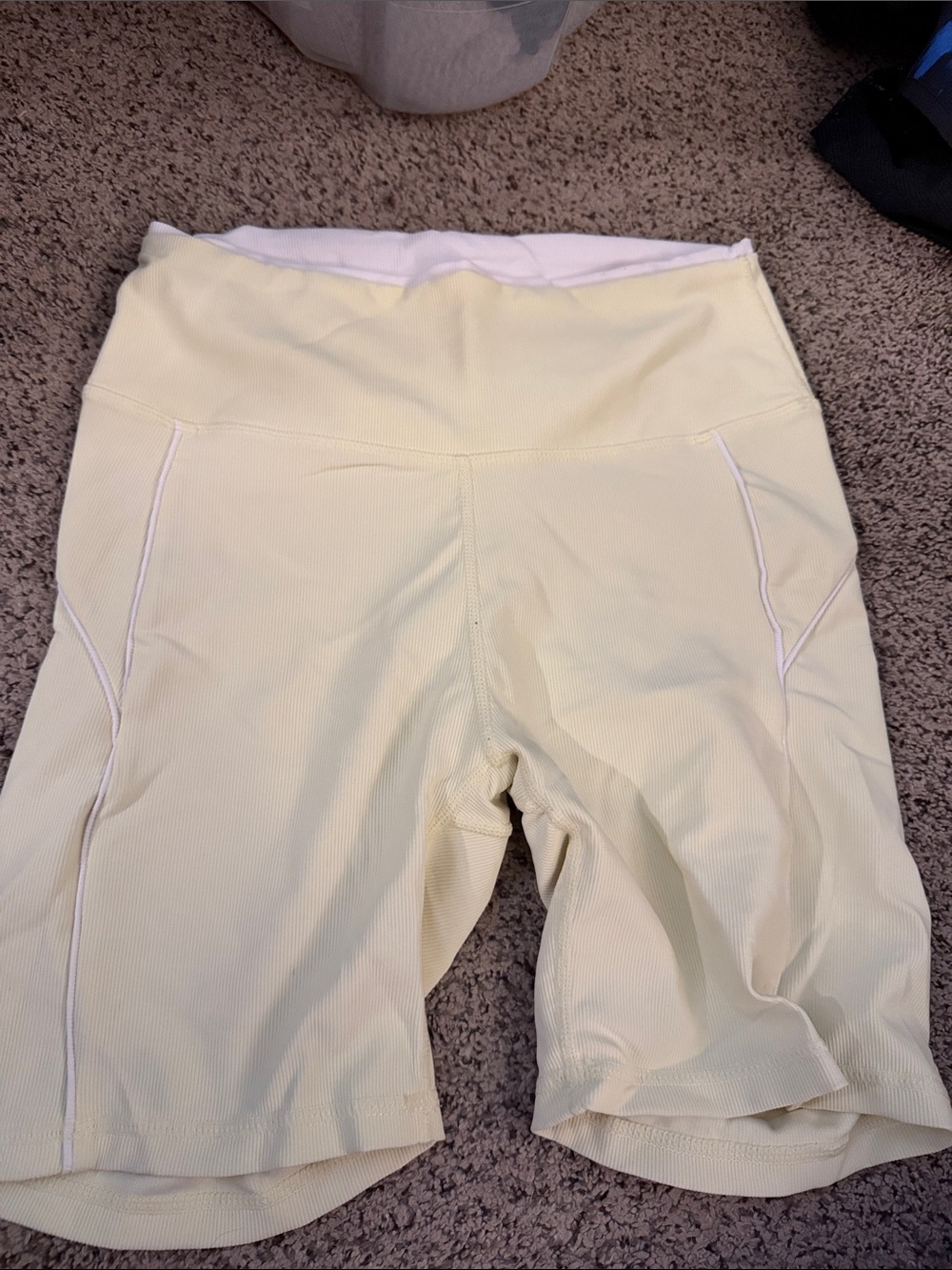 Yellow Performance Bike Shorts
